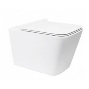 X-CUBE Rimless Wall Hung Toilet Pan Only